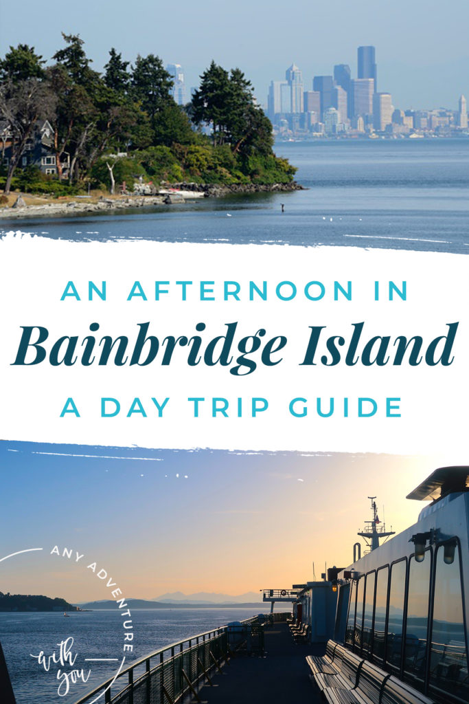 From coffee shops to wineries and breweries to shopping, a day trip to Bainbridge Island should be on your list when you visit Seattle. #Seattle #BainbridgeIsland #TravelGuides #TravelTips #TravelTricks #PacificNorthWest