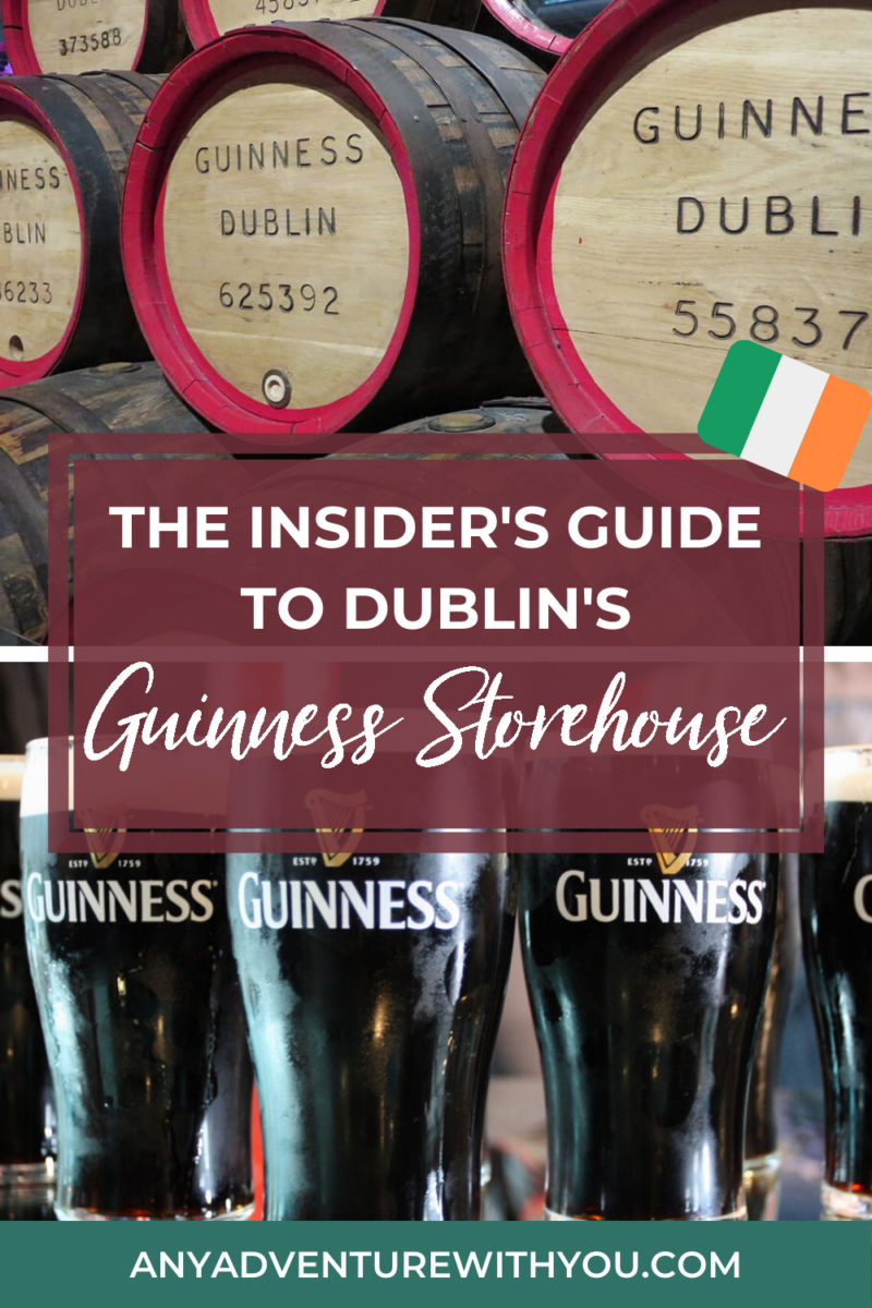 You can’t visit Dublin without visiting the Guinness Storehouse! Here’s a guide to help you get the most of your visit to the #1 rated attraction in Ireland. #IrelandTravel #GuinnessStorehouse #IrelandTips #IrelandTricks #Ireland #Dublin 