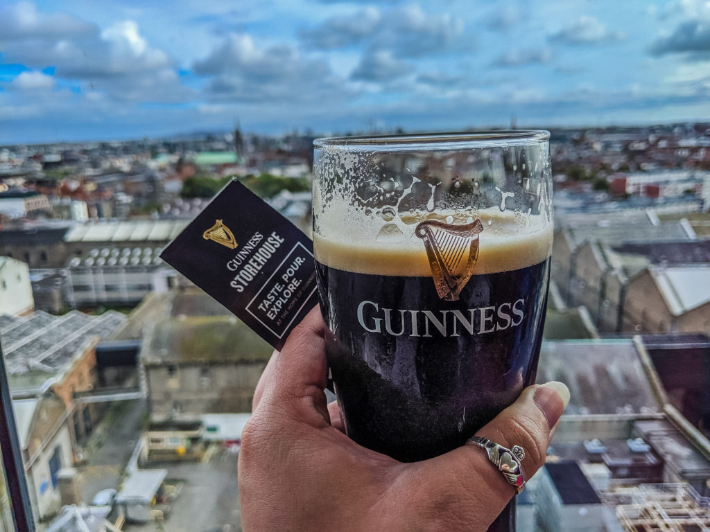 You can’t visit Dublin without visiting the Guinness Storehouse! Here’s a guide to help you get the most of your visit to the #1 rated attraction in Ireland. #IrelandTravel #GuinnessStorehouse #IrelandTips #IrelandTricks #Ireland #Dublin 