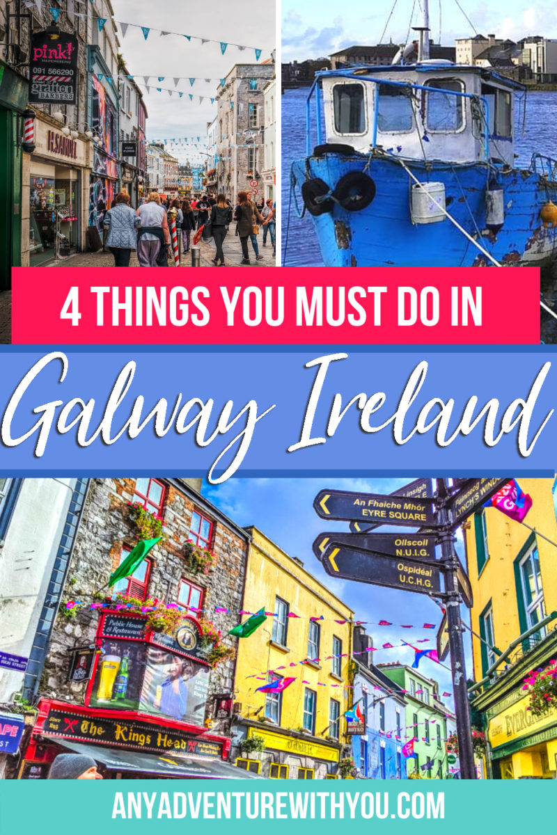 When you head to Ireland, you may think of traveling to big-name cities like Dublin to Kilkenny. But there are many reasons why Galway, Ireland should be on your bucket list. Here are five reasons why. #Ireland #Galway #TravelTips #IrelandTravel